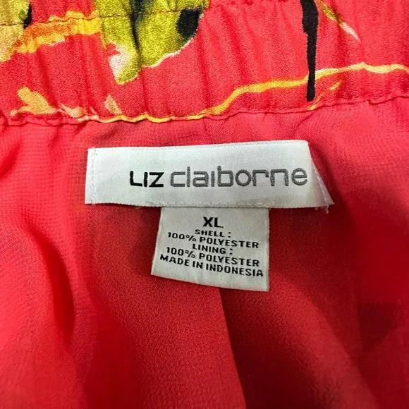 Liz Claiborne multicolored Floral Midi Skirt - Picture 3 of 3